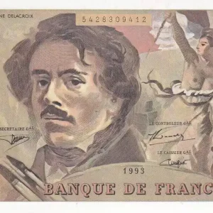 Bon Plan Billet France 100 Francs - Delacroix - 1993 - Série D.218 - F.69bis.05