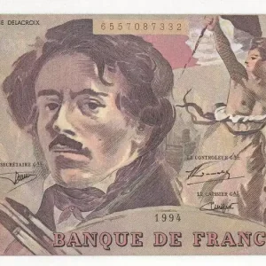 Billet France 100 Francs - Delacroix - 1994 - Série H.263 - F.69ter.01b Authentique
