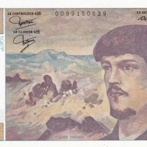 Original Billet France 20 Francs - Debussy - 1980 - Série W.004 - F.66.01W4