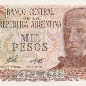 Seulement Aujourd’hui Billet Argentine 1000 Pesos - Gen. San Martin - ND (1976-1983) - Série D - P.304b