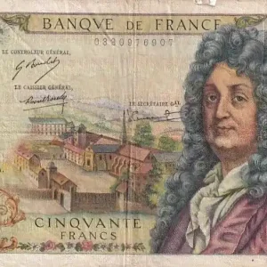 Super Prix Billet France 50 Francs - Racine - 06-03-1969- Série K.133 - F.64.13