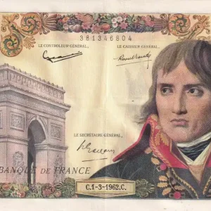 Billet France 100 NF - Bonaparte - 01-03-1962 - Série O.153 - F.59.14 Tendance