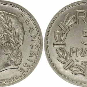 France 5 Francs - Lavrillier - 1938 Achetez Aujourd’hui