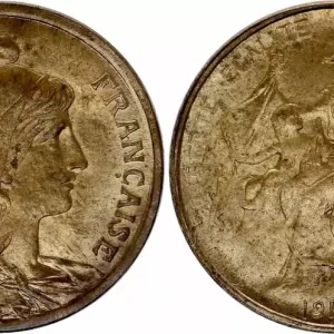 Fait Main France 10 Centimes Dupuis - 1916 variété étoile - MADRID