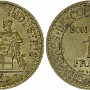 France 1 Franc - Domard - Chambre de Commerce - 1927 Gros Lot