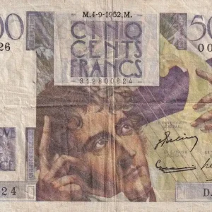 Offre Spéciale Billet France 500 Francs - Chateaubriand - 04 - 09-1952 - Série D.126 - F.34.10