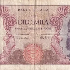 Billet Italie 10000 Lire - Michelangelo - 15-02-1973 - Série V - P.97e Meilleure Qualité