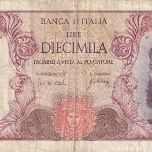 Billet Italie 10000 Lire - Michelangelo - 20-05-1966 - Série C - P.97c Haute Qualité