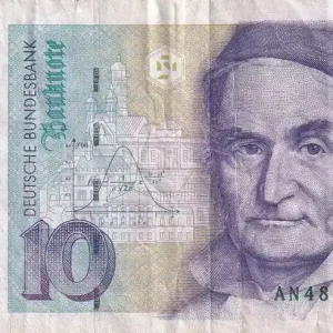 Dernière Chance Billet Allemagne (RFA) 10 D Mark - Carl Friedr Gauss - 1989 - P.38a