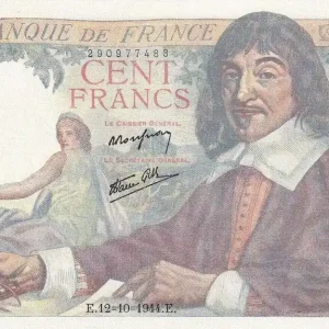 Billet France 100 Francs - Descartes - 12-10-1944 - Série K.117 - F.27.08 Commande En Gros