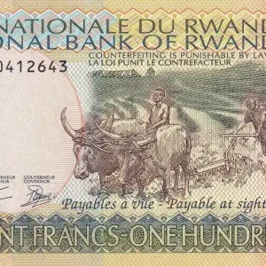 Dernier Modèle Billet Rwanda 100 Francs - Agriculture - 2003 - P.29b