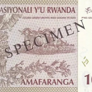 Dernière Chance Billet Rwanda 1000 Francs - Paysage - Buffles - Spécimen - 1994 - P.24s