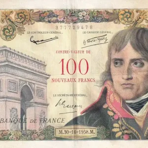 Nouvel Arrivage Billet France 100 NF sur 10000 Francs - Bonaparte - 1958 - Série C.152 - F.55.01