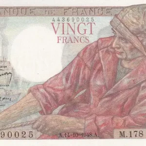 Billet France 20 Francs - Pêcheur - 14-10-1948 - Série M.178 - F.13.13 Tendance