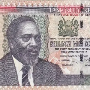 Billet Kenya 100 Shillings - M. J. Kenyatta - Monument Nyayo - 2005 - Série CG - P.48a Exclusif