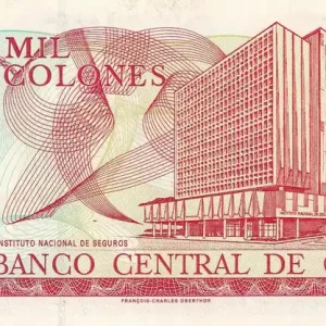 Authentique Billet Costa Rica 1000 Colones - Tomas S. Güell - 2003 - Série D - P.264d