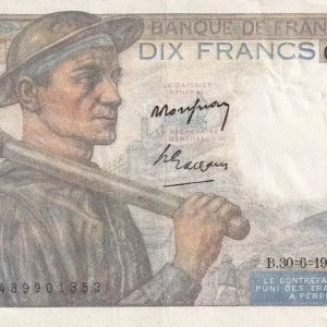 Must-Have Billet France 10 Francs - Mineur - 30-06-1949 - Série W.196 - F.08.22