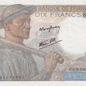 Billet France 10 Francs - Mineur - 09-09-1943 - Série Y.57 - F.08.09 Prix Bas
