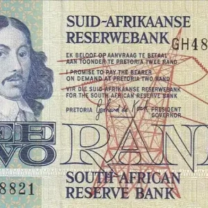 Billet Afrique du Sud 2 Rand - Jan Van Riebeek - Usine - ND (1981-1983) - P.118c Paiement Sécurisé