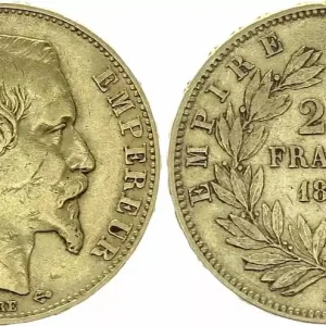 France 20 Francs Napoléon III Tête nue - 1857 A Paris - Or Prix Cassé