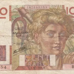 Soldes Billet France 100 Francs Paysan - 31-05-1946 - Série B.60