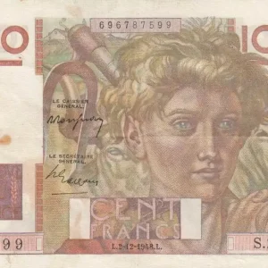 Prix Bas Billet France 100 Francs Paysan - 02-12-1948 - Série S.279