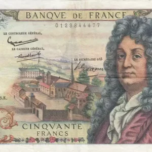 Original Billet France 50 Francs Racine - 07-02-1963 Série O.50