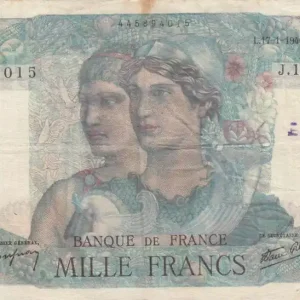 Promotion Saisonnière Billet France 1000 Francs - Minerve et Hercule - 17-01-1946 - Série J.179 - F.41.10
