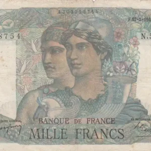 Livraison Gratuite Billet France 1000 Francs - Minerve et Hercule - 17-02-1949 - Série N.522 - F.41.25