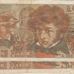 Billet France Lot 4 x 10 Francs Berlioz - Années variées 1976 à 1978 - Série A. Offre Du Jour