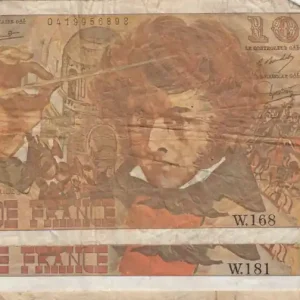 Super Prix Billet France Lot 4 x 10 Francs Berlioz - Années variées 1975 à 1977 - Série W.