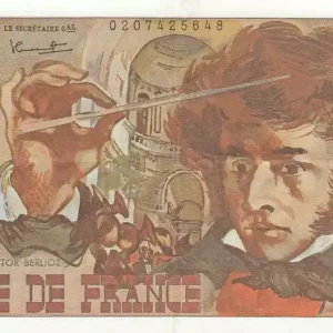 Billet France 10 Francs Berlioz - 03-10-1974 - Série W.83 Promotion