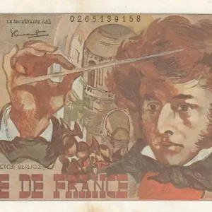 Billet France 10 Francs Berlioz - 03-10-1974 - Série B.107 Commander Maintenant