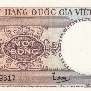 Expédié Aujourd’hui Billet Vietnam du Sud 1 Dong - Agriculture - ND (1964) - Série P.1 - P.15