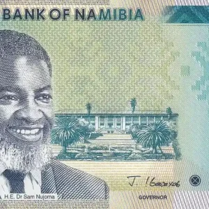 Billet Namibie 10 Namibia Dollars - Dr Sam Nujoma - Springbok - 2021 (2022) - Série B Promotion Saisonnière