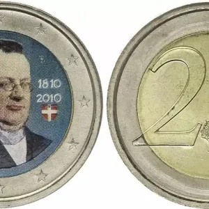 Populaire Italie 2 Euros - Cavour - Colorisée - 2010