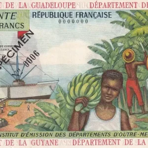 Billet Antilles Françaises 50 NF -Bananiers - Spécimen - ND (1962) - Kol.SP 706-1 Acheter En Ligne