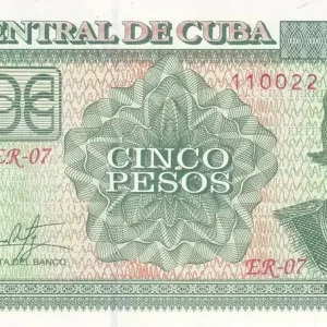 Billet Cuba 5 Pesos - Antonio Maceo - 2019 - Série ER-07 - P.NEW Prix Bas