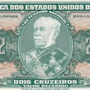 Billet Brésil 2 Cruzeiros - Duque de Caxias - ND (1956-1958) - Série 548A - P.157A Acheter En Ligne