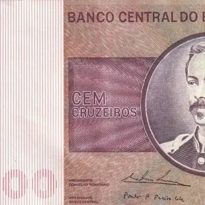 Paiement Sécurisé Billet Brésil 100 Cruzeiros - Floriano Peixoto - ND (1974) - Série A - P.195Aa