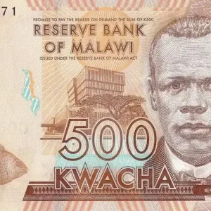 Billet Malawi 500 Kwacha - Reverend John Chilembwe - 2014 - Série BB - P.66 Populaire