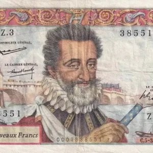 Édition Limitée Billet France 50 NF - Henri IV - 05-03-1959 - Série Z.3 - F.58.01