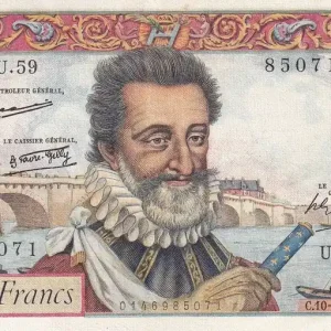 Billet France 5000 Francs - Henri IV - 10-07-1958 - Série U.59 - F.49.07 Meilleure Qualité