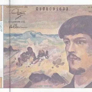 Commander Maintenant Billet France 20 Francs - Debussy - 1991 - Série F.033 - F.66BIS.02