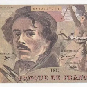 Billet France 100 Francs - Delacroix - 1993 - Série Q.236 - F.69BIS.08 Commander Maintenant