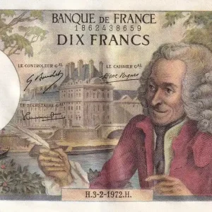Artisanat Billet France 10 Francs - Voltaire - 03-02-1972 - Série W.745 - F.62.54
