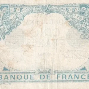 Offre Exclusive Billet France 5 Francs - Bleu - 04-04-1916 - Série T.11197 - F.02.38