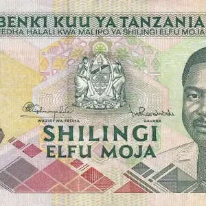 Pas Cher Billet Tanzanie 1000 Schillingi - Président Mwinyi - ND (1993) - Série EN - P.27b