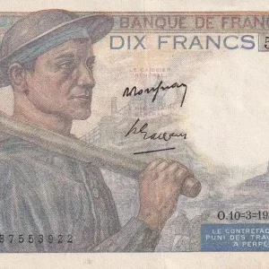 Populaire Billet France 10 Francs - Mineur - 10-03-1949 - Série A.176 - F.08.20