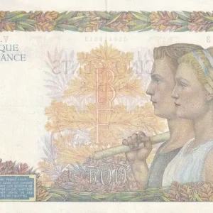 Billet France 500 Francs - La Paix - 06-02-1941 - Série V.2258 - F.32.14 Prix Réduit